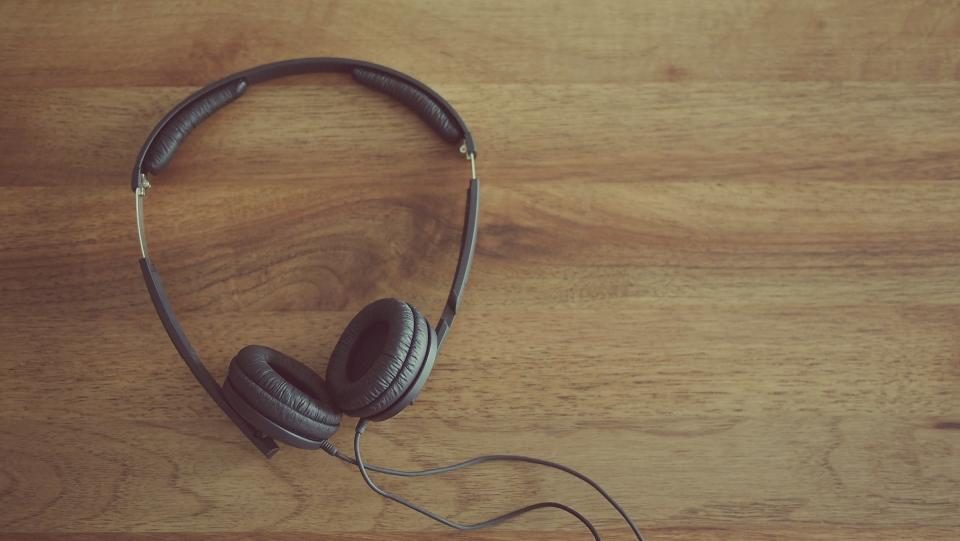 Illustrative photograph of headphones Audio